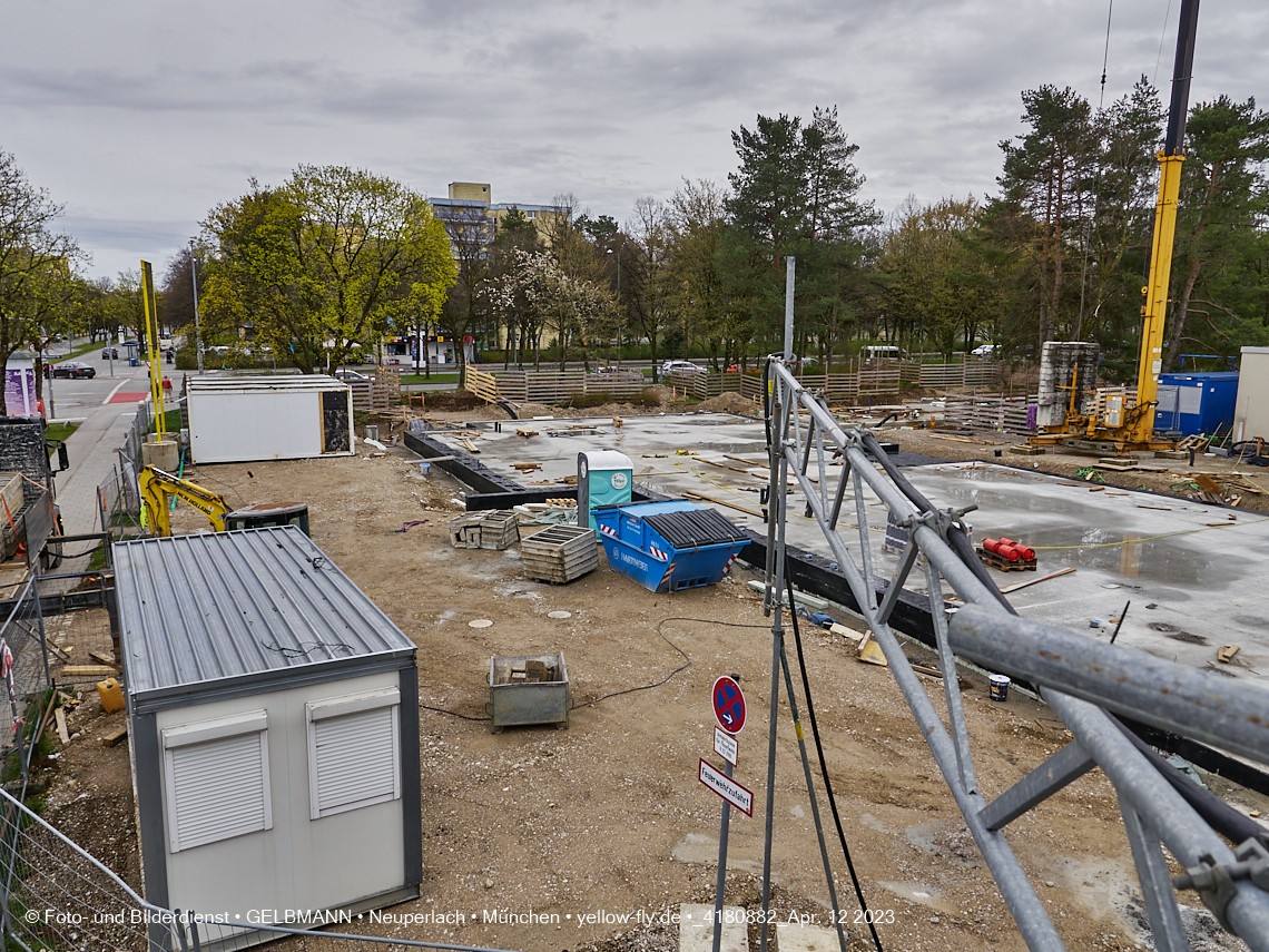 12.04.2023 - Baustelle Haus für Kinder in Neuperlach